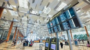 Semestern startar vid flygplatsen